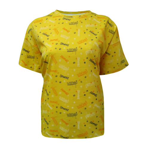 تی شرت زنانه نخ پنبه طرح ویکی کد A1064