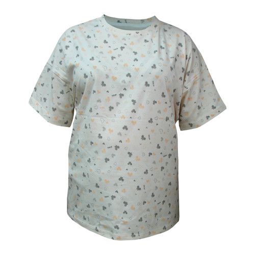 تی شرت زنانه نخ پنبه طرح مارال کد A1037