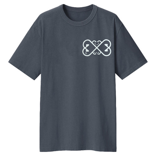 تیشرت لانگ نخ پنبه طرح دو قلب کد 1-A1084