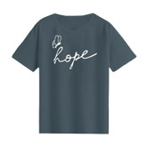 تیشرت باکسی نخ پنبه طرح Hope کد 2-A1083 عمده (حداقل سفارش 6 عدد)