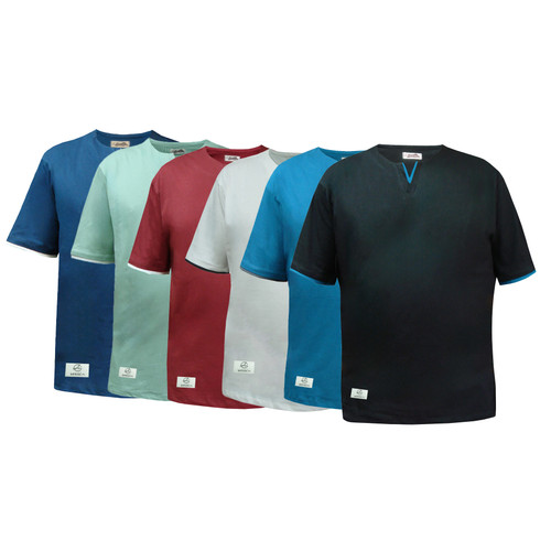 تیشرت پنبه مردانه کد A1096-1 عمده (حداقل سفارش 6 عدد)